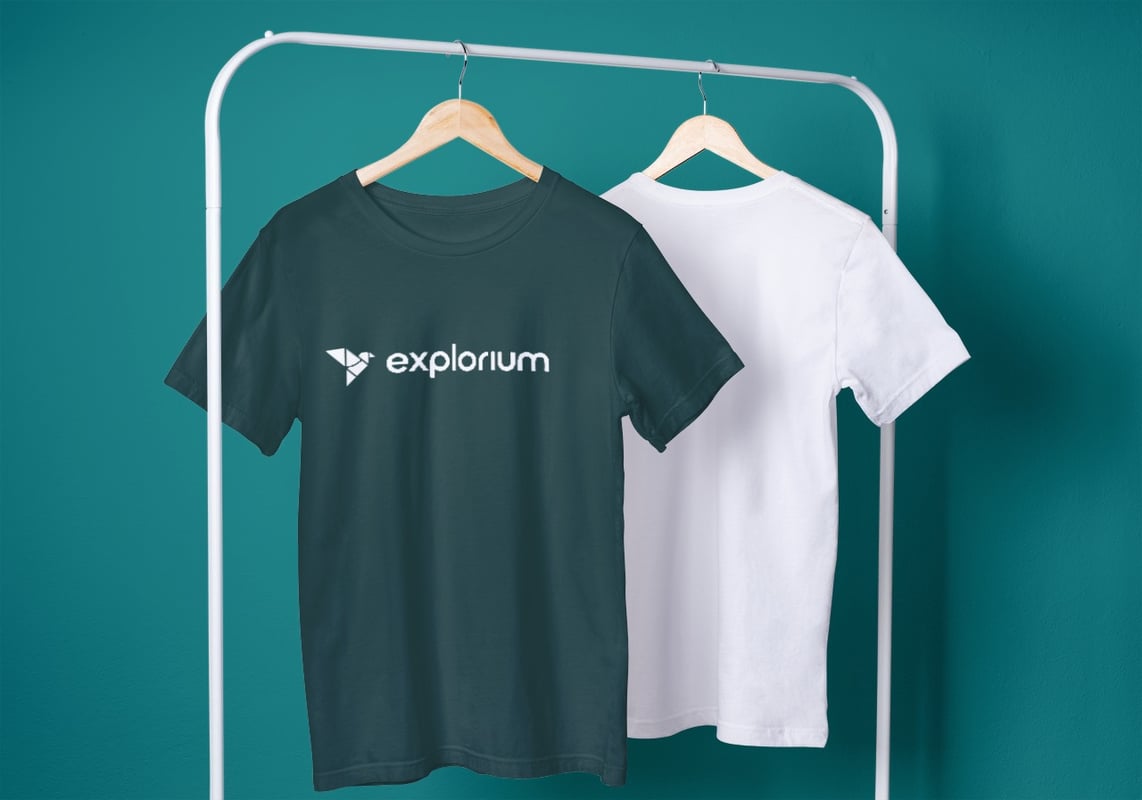 Explorium T Shirt Cyan